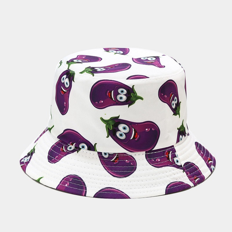Wholesale Cotton Polyester Vegetable Pattern Bucket Hat