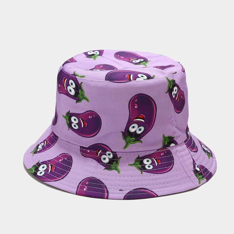 Wholesale Cotton Polyester Vegetable Pattern Bucket Hat