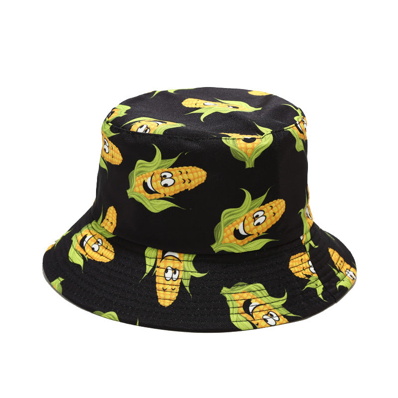 Wholesale Cotton Polyester Vegetable Pattern Bucket Hat