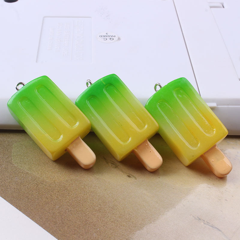 Accesorios de llaves de helado de gradiente de resina de 20 piezas al por mayor
