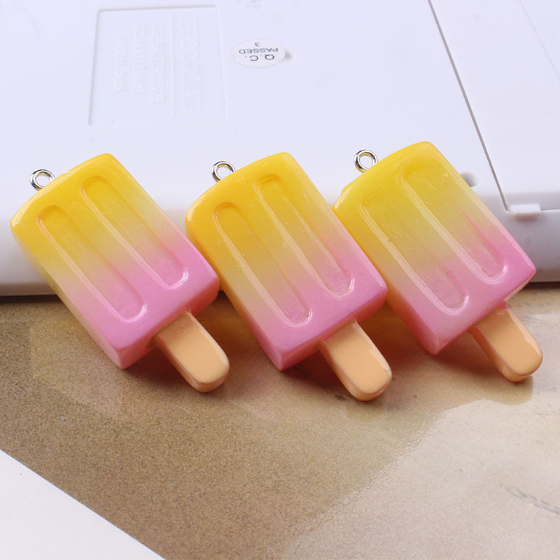 Accesorios de llaves de helado de gradiente de resina de 20 piezas al por mayor
