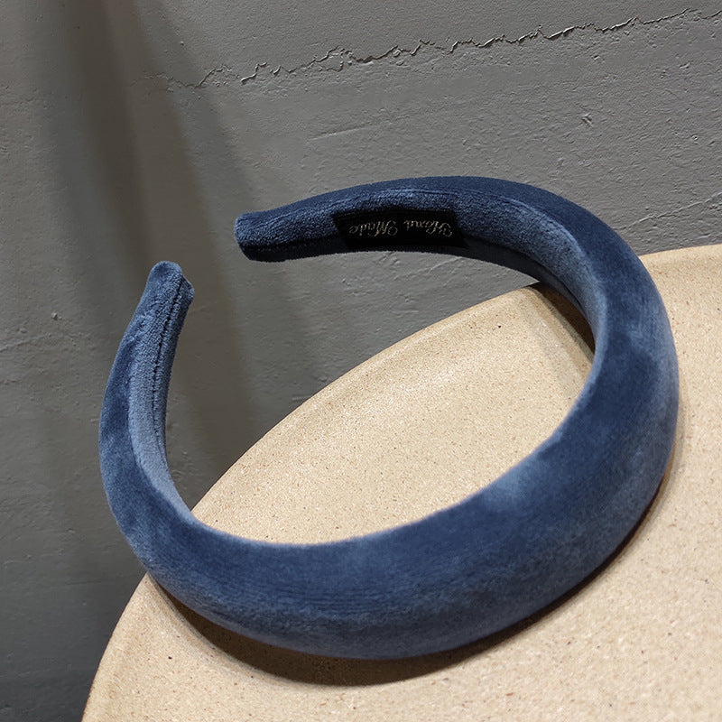 Wholesale Autumn and Winter Sponge Velvet Fabric Hairbands