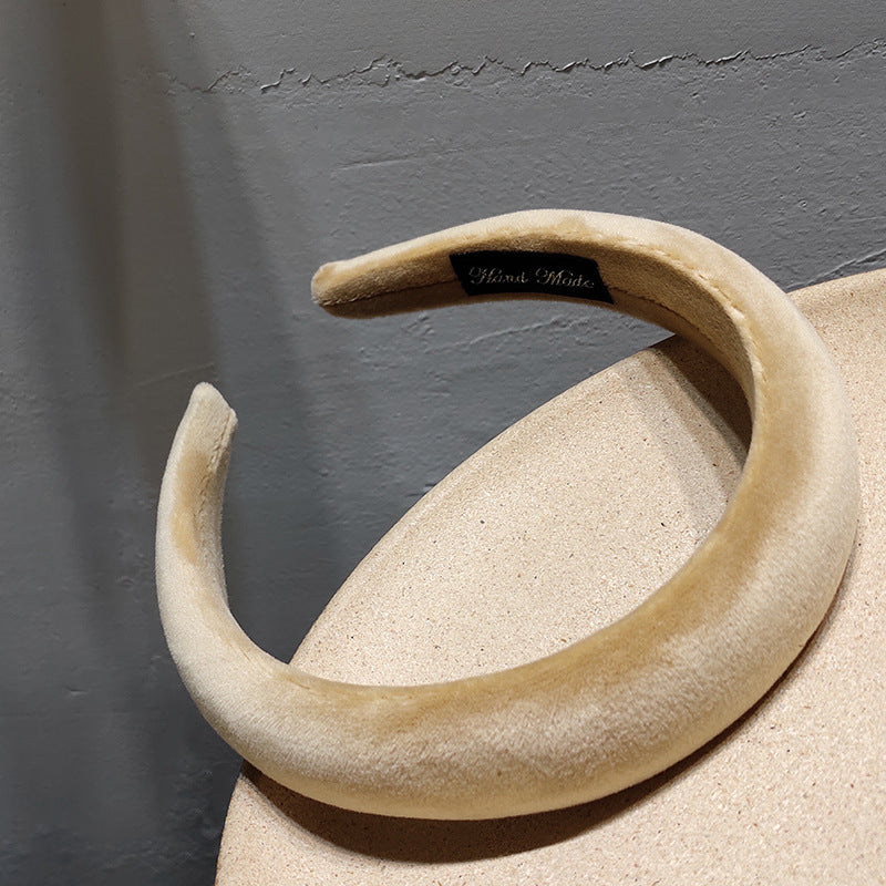 Wholesale Autumn and Winter Sponge Velvet Fabric Hairbands