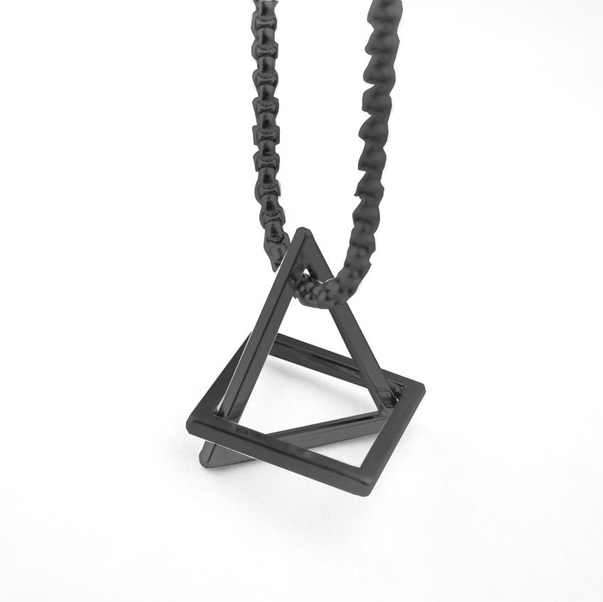 Wholesale Triangle Hip Hop Long Sweater Chain