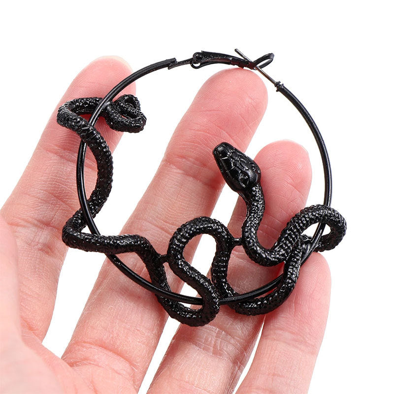 Wholesale Fashion Exaggerated Retro Creative Beauty Snake Earrings
