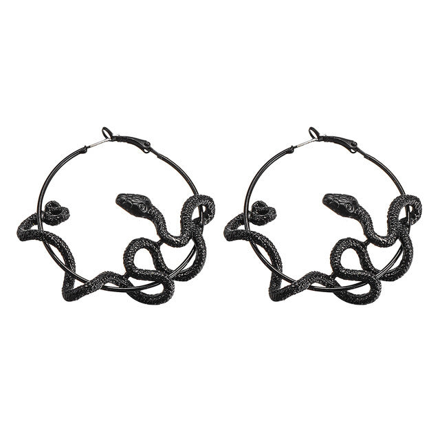 Wholesale Fashion Exaggerated Retro Creative Beauty Snake Earrings