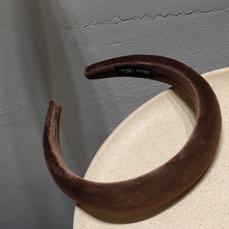 Wholesale Autumn and Winter Sponge Velvet Fabric Hairbands