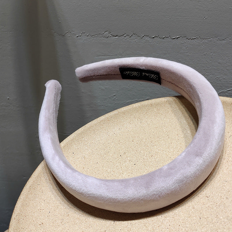 Wholesale Autumn and Winter Sponge Velvet Fabric Hairbands