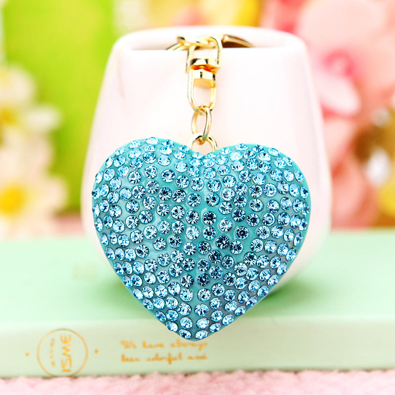 Wholesale Flower Metal Car Keychain With Tassel Pink White Bag Charm And Key Accessory Gift For Women Boutique Resale