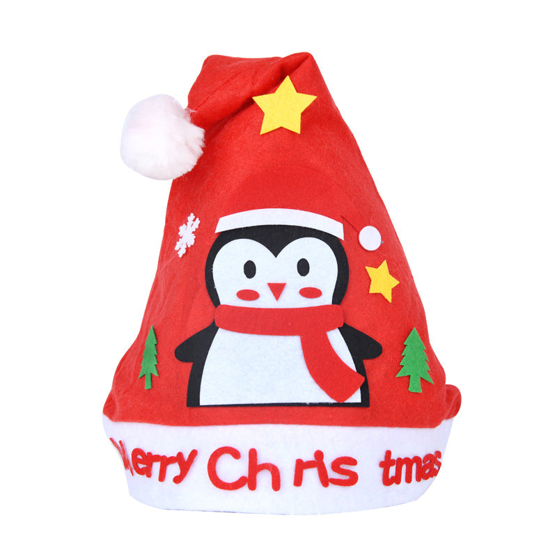 Wholesale Handmade DIY Christmas Hat Kindergarten Creative DIY Production Material Pack