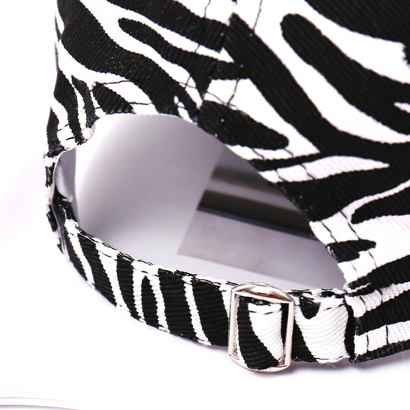 Wholesale Cotton and Linen Zebra Baseball Cap