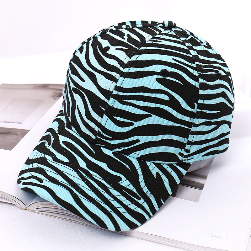 Wholesale Cotton and Linen Zebra Baseball Cap