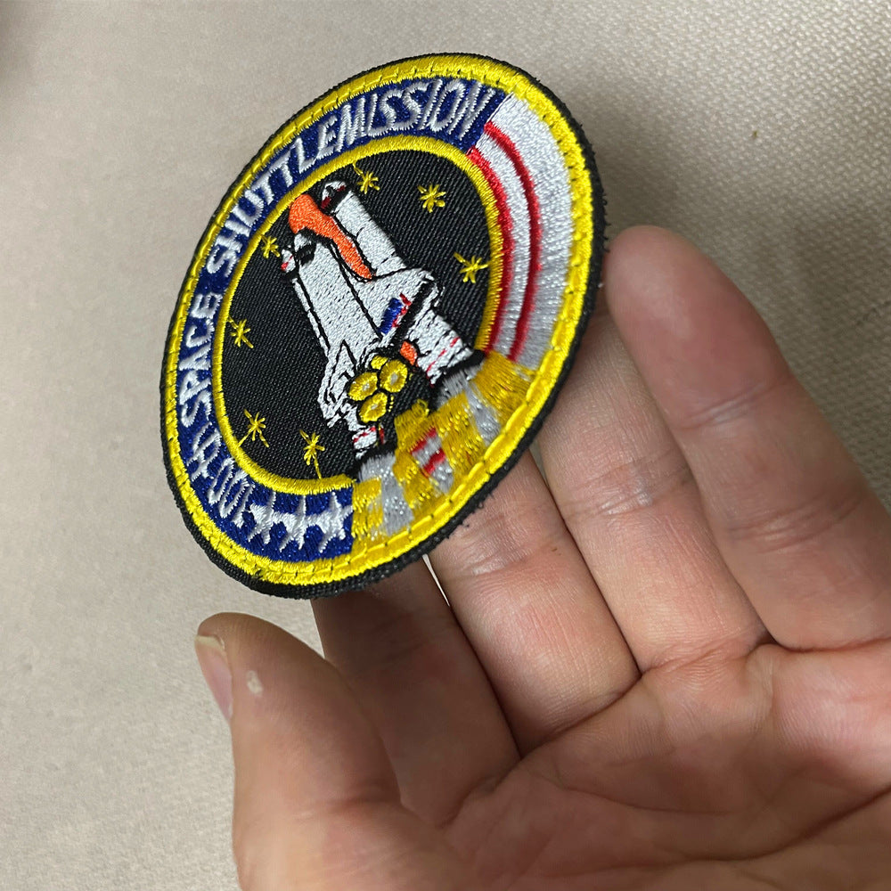 Wholesale Embroidered Cloth Astronaut Patch With Velcro Backing Decorative Badge For Clothing And Accessories Great For Gift And Resale