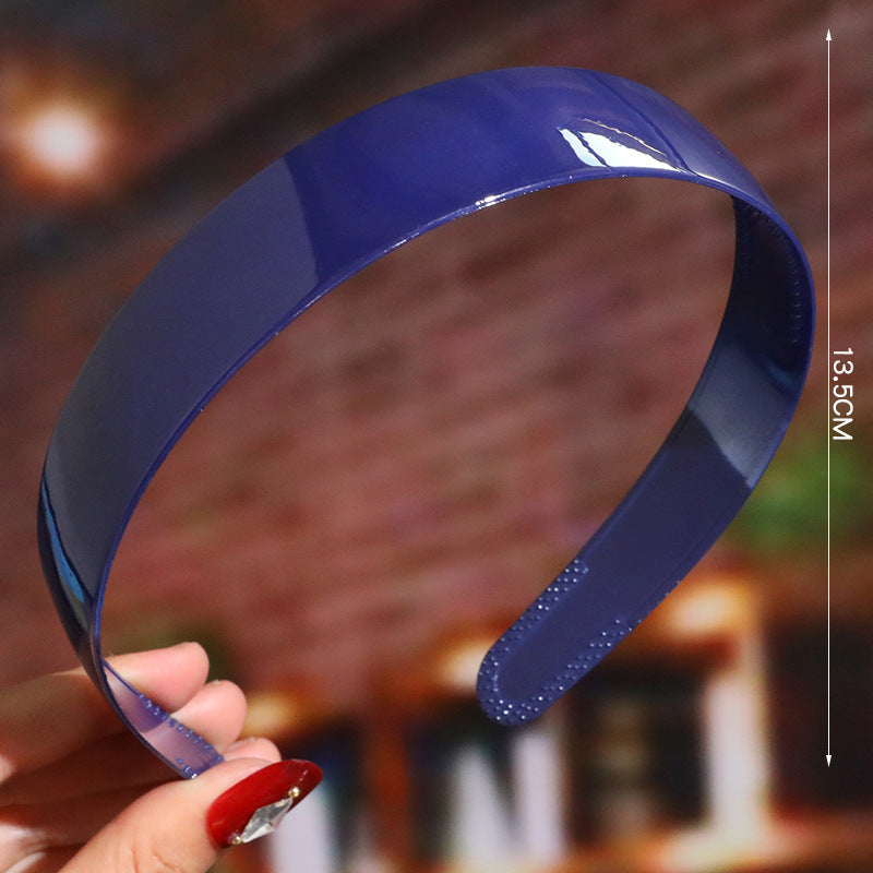 Wholesale Matte Wash Fine Teeth Solid Resin Headband
