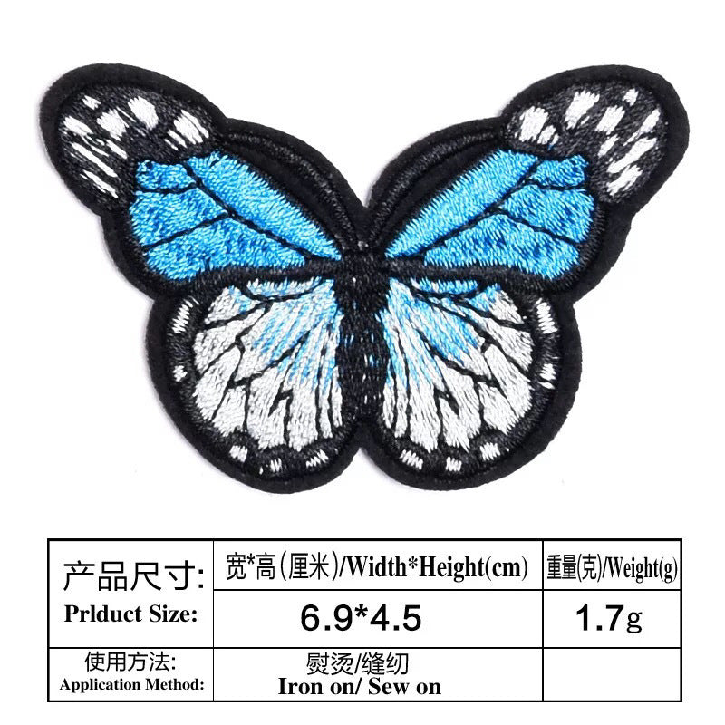 Wholesale Colorful Butterfly Cloth Patches 36 Pack Embroidery Appliques For Clothing And DIY Crafts Stylish Party Everyday Resale