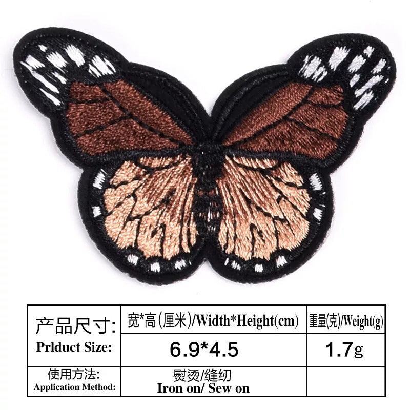 Wholesale Colorful Butterfly Cloth Patches 36 Pack Embroidery Appliques For Clothing And DIY Crafts Stylish Party Everyday Resale