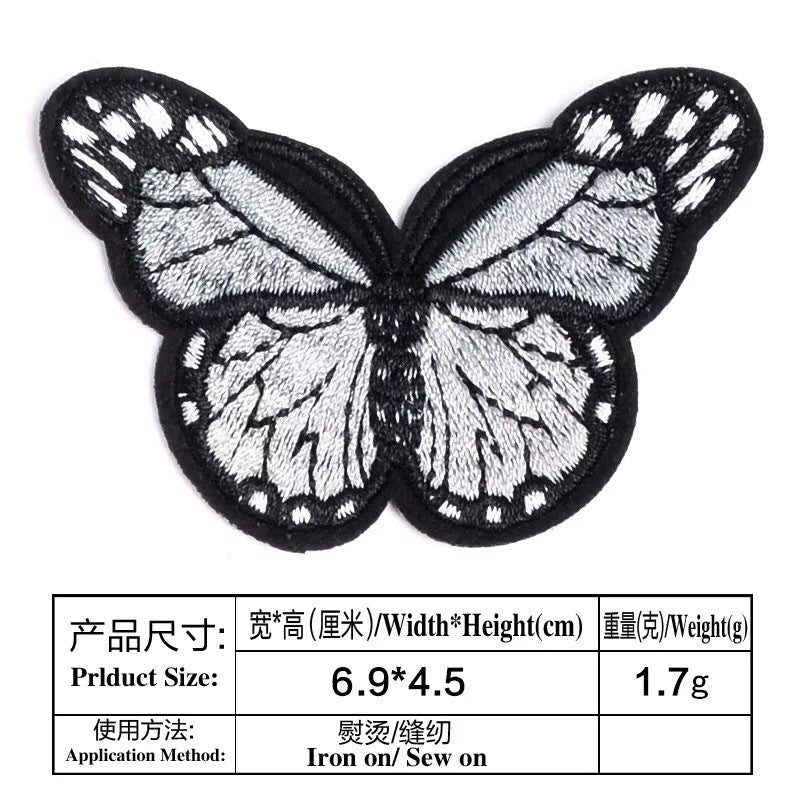 Wholesale Colorful Butterfly Cloth Patches 36 Pack Embroidery Appliques For Clothing And DIY Crafts Stylish Party Everyday Resale