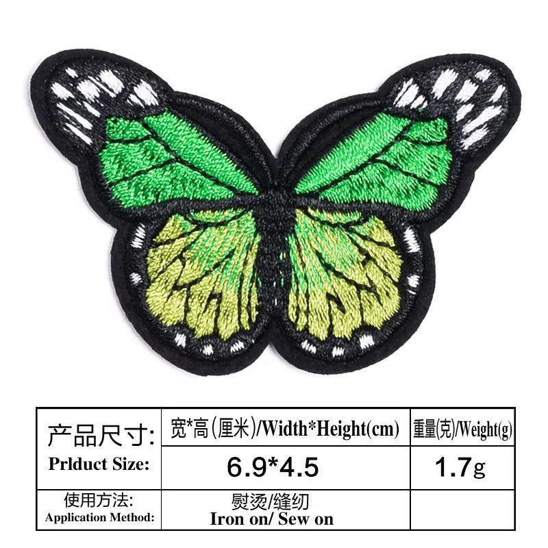 Wholesale Colorful Butterfly Cloth Patches 36 Pack Embroidery Appliques For Clothing And DIY Crafts Stylish Party Everyday Resale