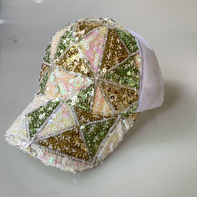 Wholesale Acrylic Sequin Baseball Cap