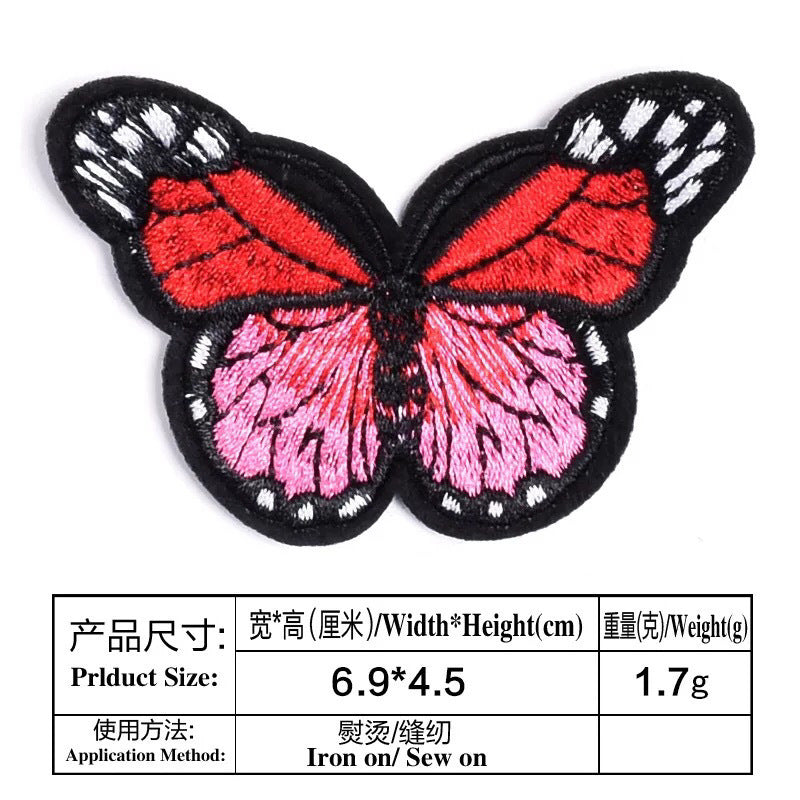 Wholesale Colorful Butterfly Cloth Patches 36 Pack Embroidery Appliques For Clothing And DIY Crafts Stylish Party Everyday Resale