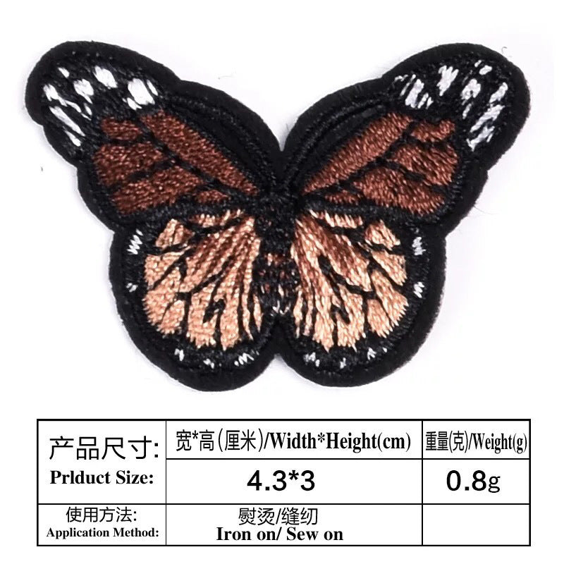 Wholesale Colorful Butterfly Cloth Patches 36 Pack Embroidery Appliques For Clothing And DIY Crafts Stylish Party Everyday Resale