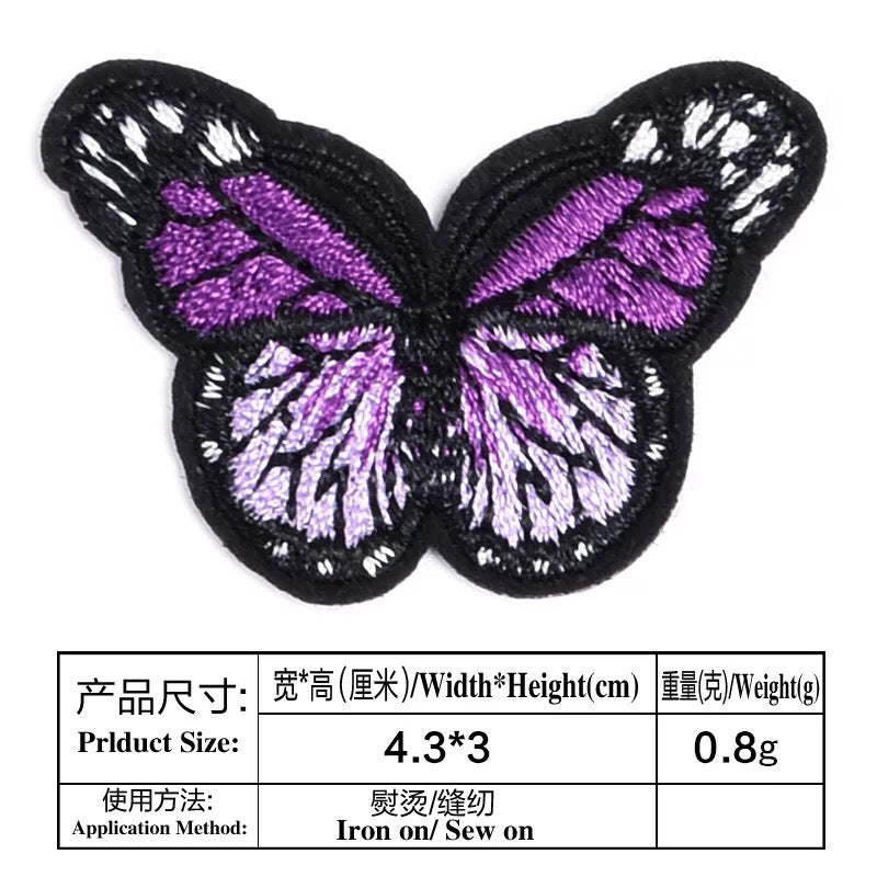 Wholesale Colorful Butterfly Cloth Patches 36 Pack Embroidery Appliques For Clothing And DIY Crafts Stylish Party Everyday Resale