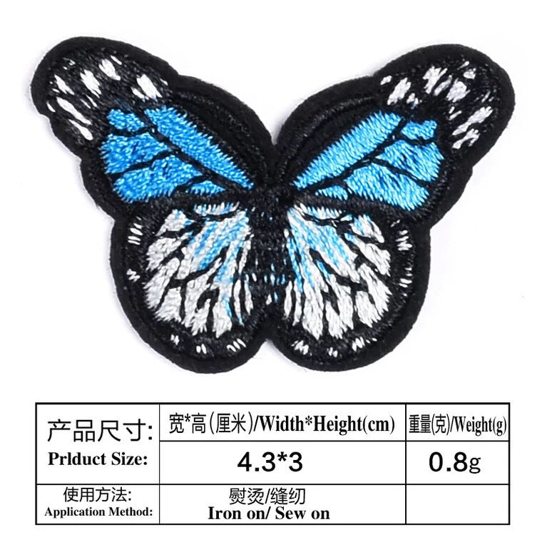 Wholesale Colorful Butterfly Cloth Patches 36 Pack Embroidery Appliques For Clothing And DIY Crafts Stylish Party Everyday Resale