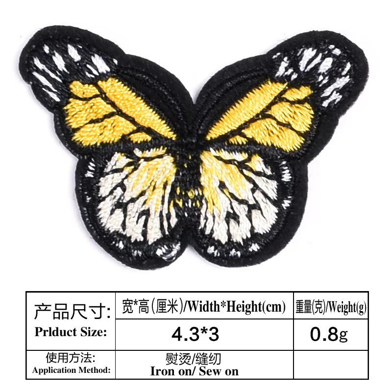 Wholesale Colorful Butterfly Cloth Patches 36 Pack Embroidery Appliques For Clothing And DIY Crafts Stylish Party Everyday Resale