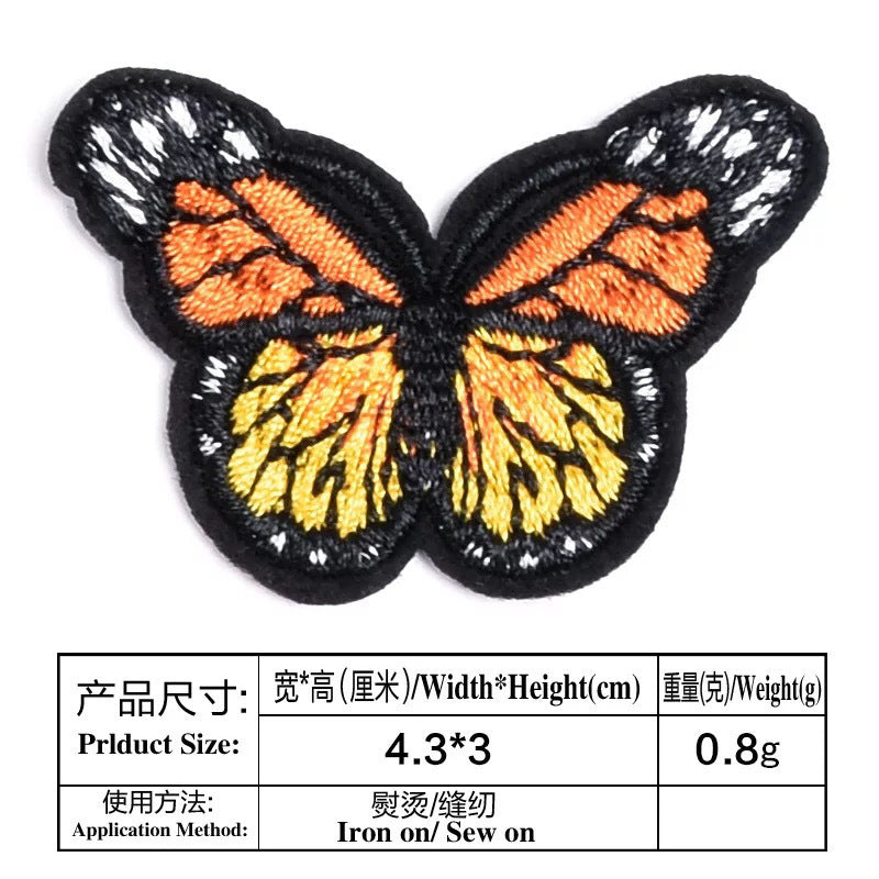 Wholesale Colorful Butterfly Cloth Patches 36 Pack Embroidery Appliques For Clothing And DIY Crafts Stylish Party Everyday Resale