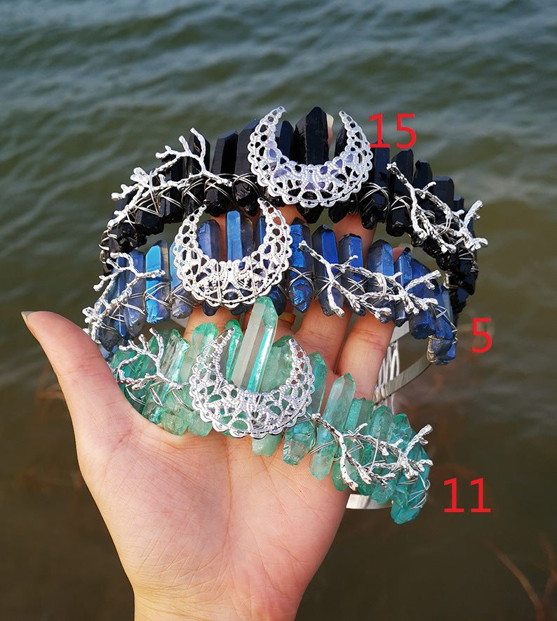 Wholesale Crystal Rainbow Crown Headband