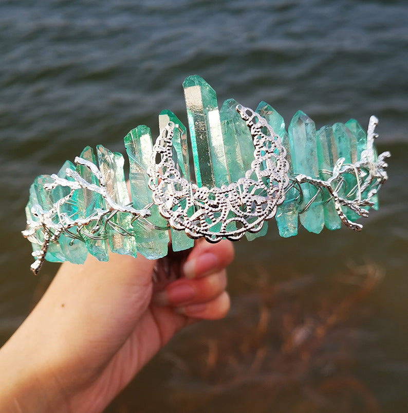 Wholesale Crystal Rainbow Crown Headband