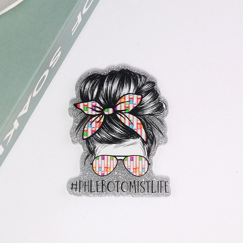 Wholesale 10PCS New Cartoon Letters Drink Love Love Acrylic DIY Patch Accessories