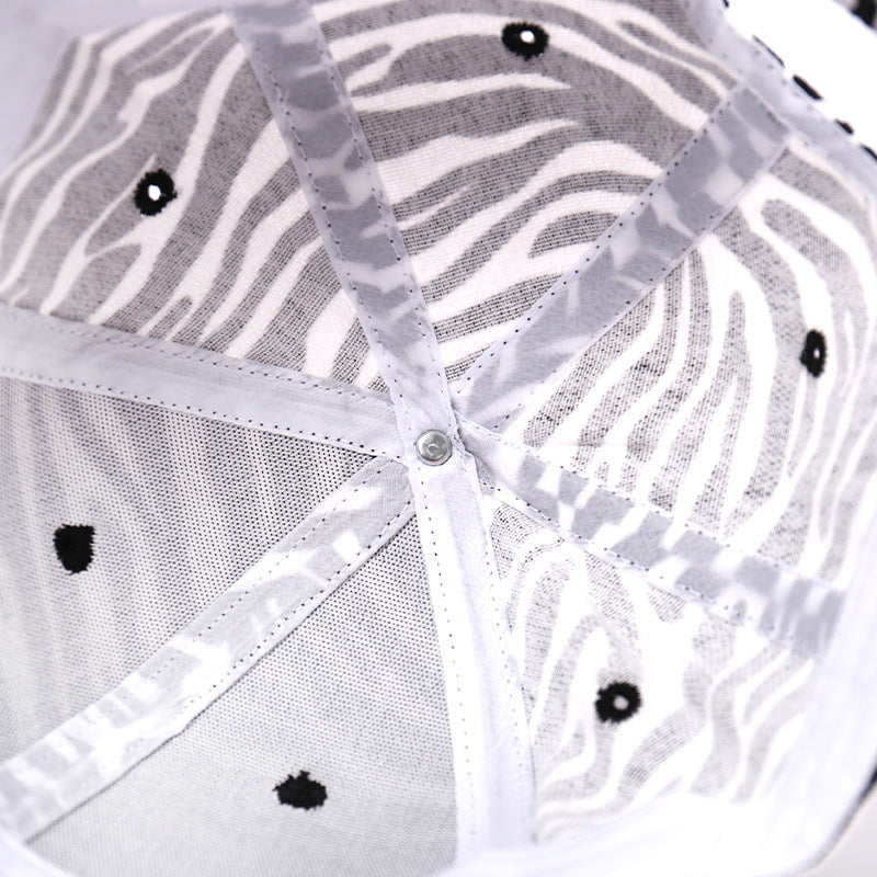 Wholesale Cotton and Linen Zebra Baseball Cap