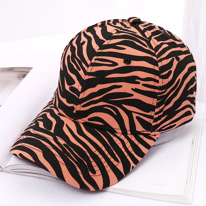 Wholesale Cotton and Linen Zebra Baseball Cap