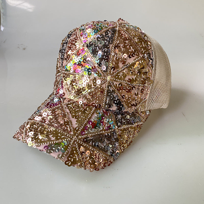 Wholesale Acrylic Sequin Baseball Cap