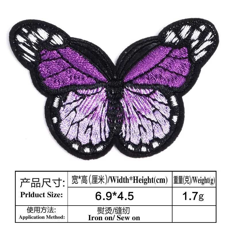 Wholesale Colorful Butterfly Cloth Patches 36 Pack Embroidery Appliques For Clothing And DIY Crafts Stylish Party Everyday Resale