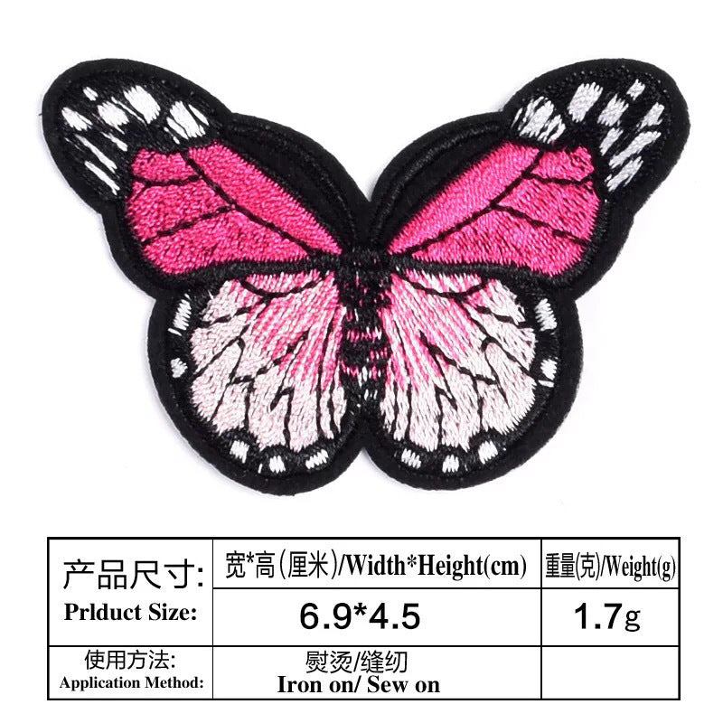 Wholesale Colorful Butterfly Cloth Patches 36 Pack Embroidery Appliques For Clothing And DIY Crafts Stylish Party Everyday Resale