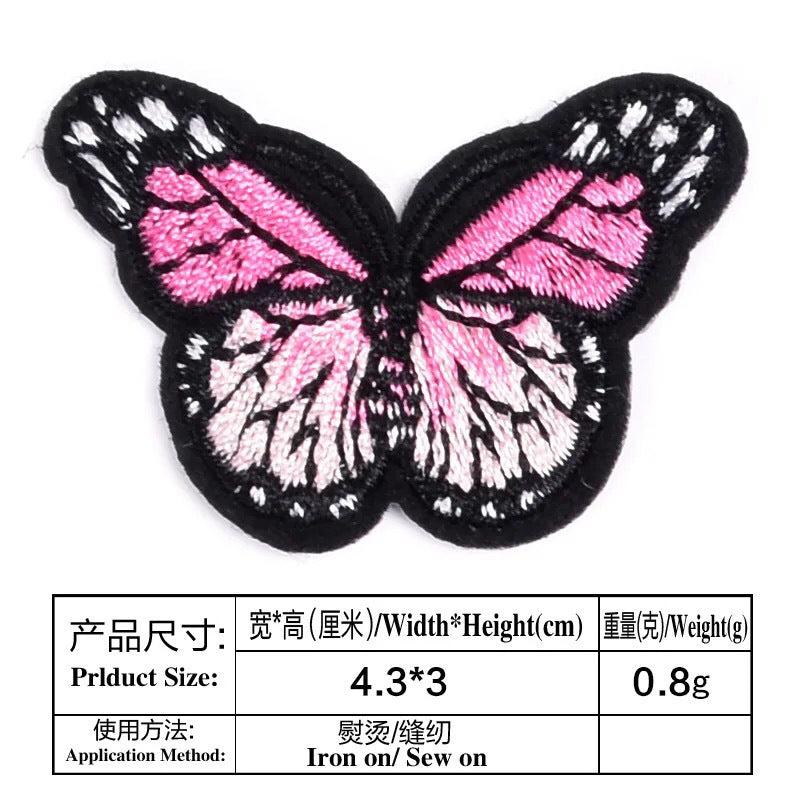 Wholesale Colorful Butterfly Cloth Patches 36 Pack Embroidery Appliques For Clothing And DIY Crafts Stylish Party Everyday Resale