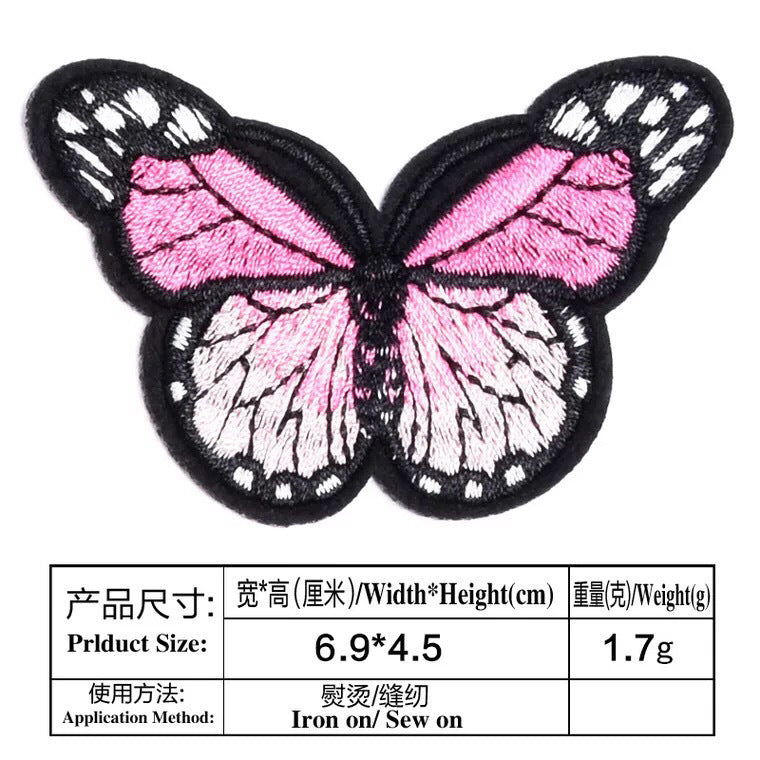 Wholesale Colorful Butterfly Cloth Patches 36 Pack Embroidery Appliques For Clothing And DIY Crafts Stylish Party Everyday Resale