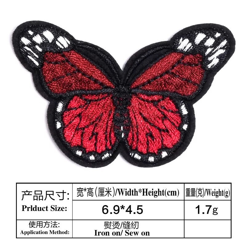 Wholesale Colorful Butterfly Cloth Patches 36 Pack Embroidery Appliques For Clothing And DIY Crafts Stylish Party Everyday Resale