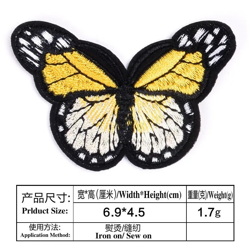 Wholesale Colorful Butterfly Cloth Patches 36 Pack Embroidery Appliques For Clothing And DIY Crafts Stylish Party Everyday Resale