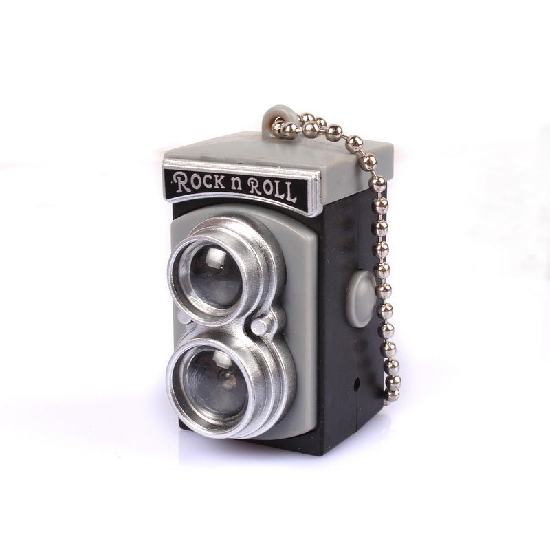 Wholesale camera pendant LED sounding luminous keychain