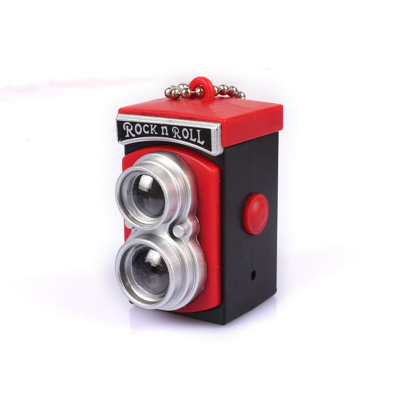 Wholesale camera pendant LED sounding luminous keychain