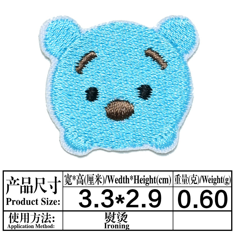 Wholesale Cute Cartoon Cloth Patches For Kids Clothing Repair Colorful DIY Applique Everyday Use Gift