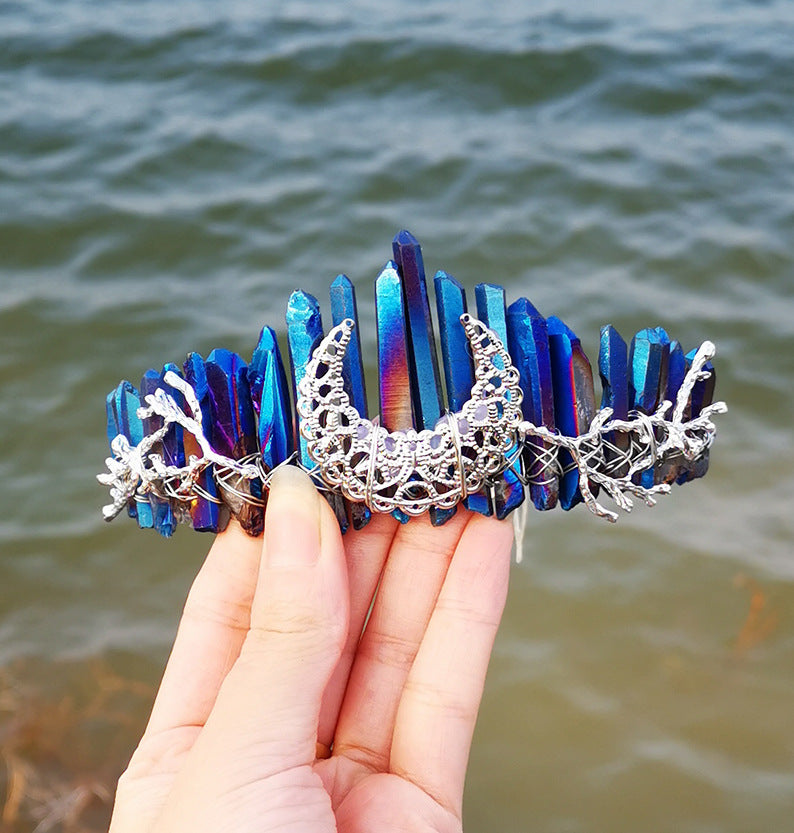 Wholesale Crystal Rainbow Crown Headband