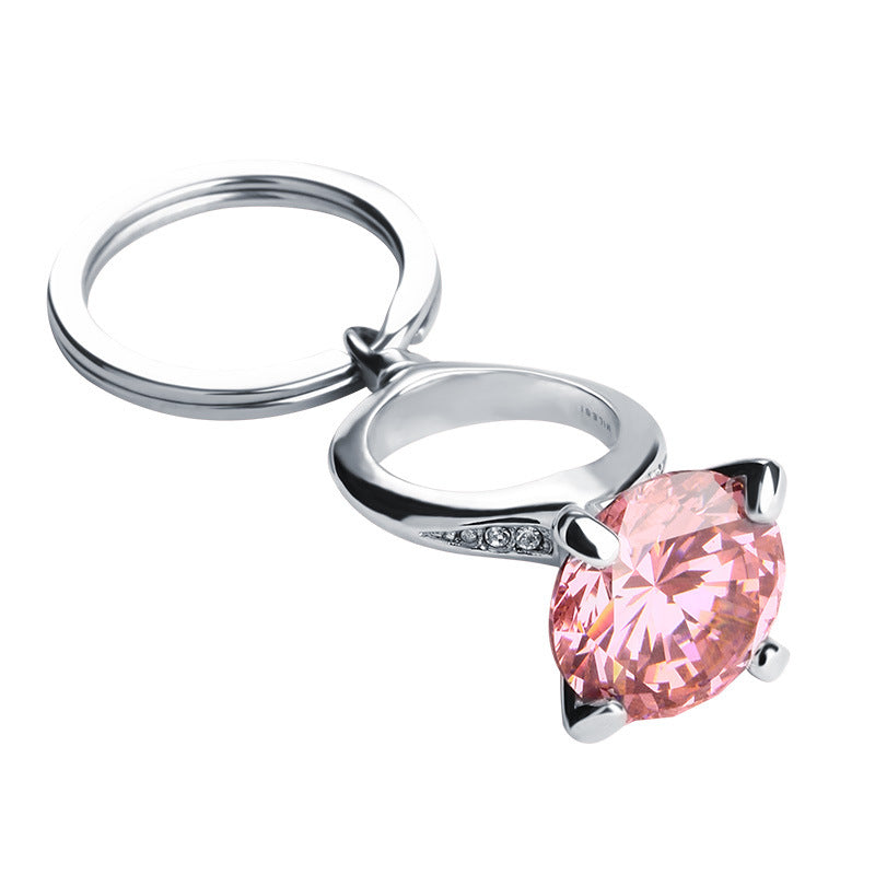 Wholesale Diamond Rings Crystal Car Zircon Keychains