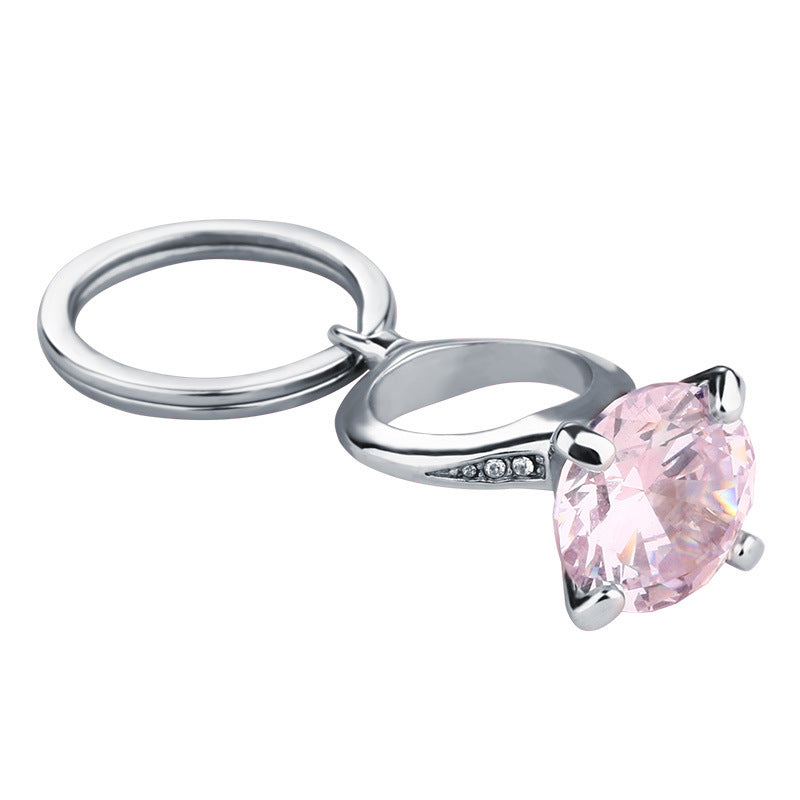 Wholesale Diamond Rings Crystal Car Zircon Keychains