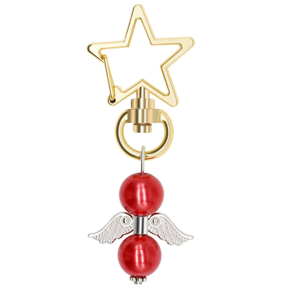 Wholesale 20PCS/PACK Creative Angel Wings Pendant Alloy Keychain