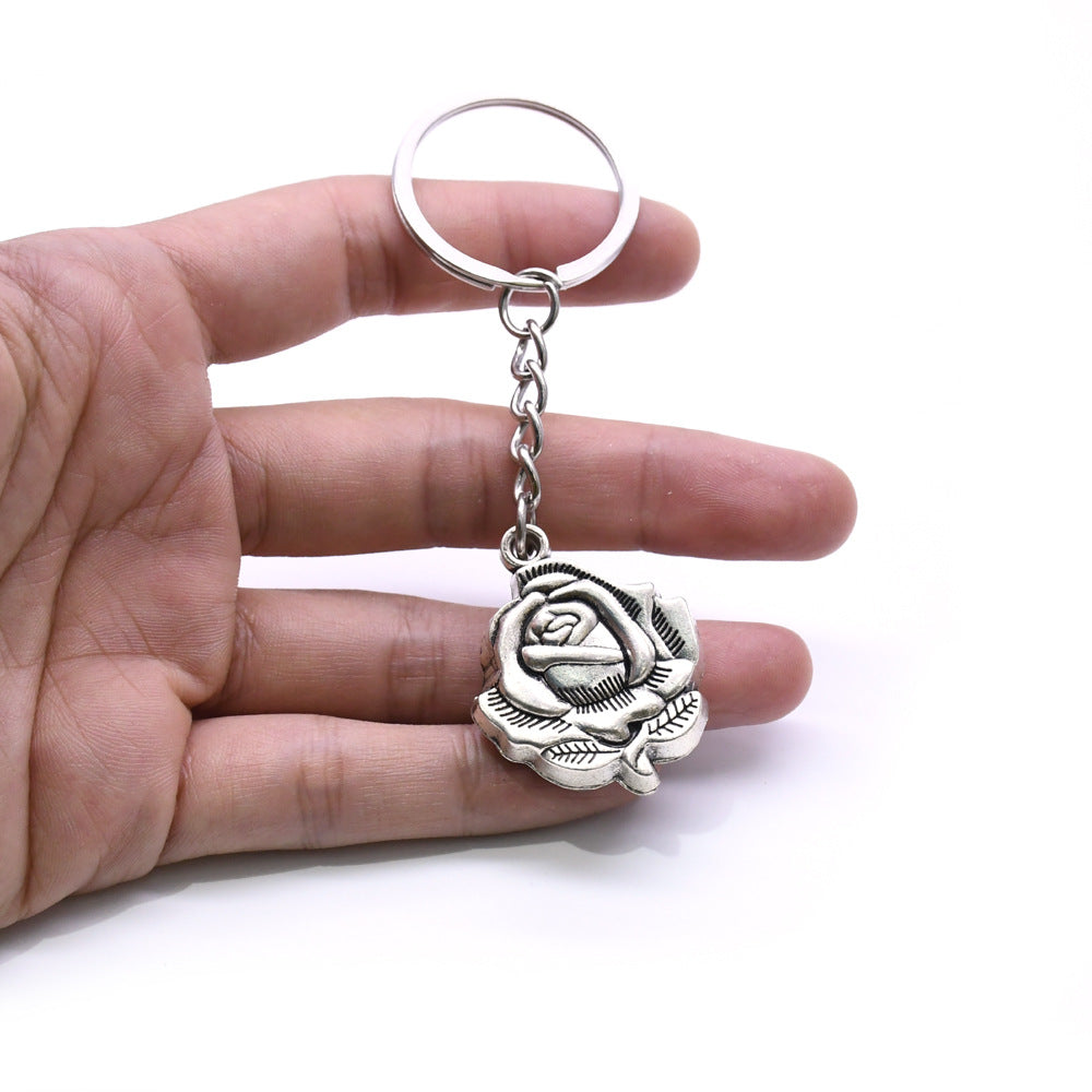 Wholesale Metal Rosary Our Lady and Father Keychain