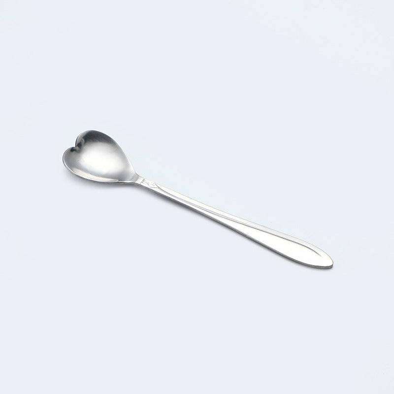 Wholesale Stainless Steel Cherry Blossom Rose Heart Plum Blossom Honey Spoon